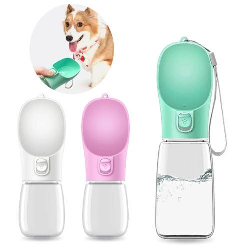 Pet Travel Feeder & Water Dispenser — Portable Bowl for Dogs & Cats